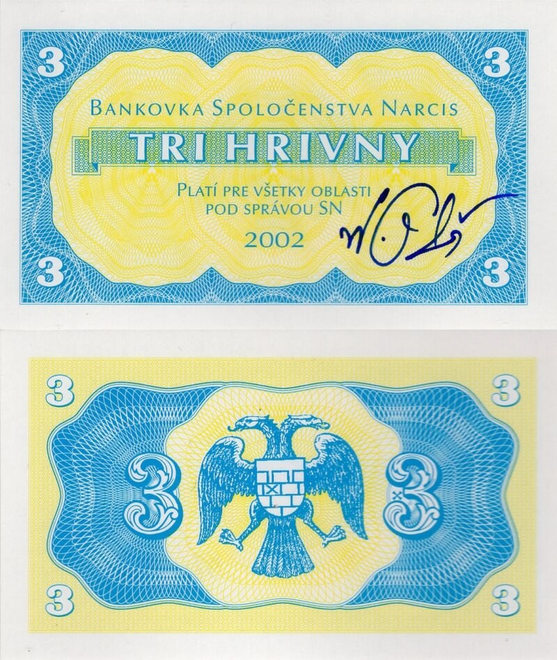 3 Hrivny