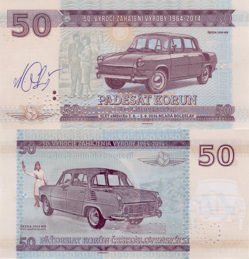 50 korun Československých