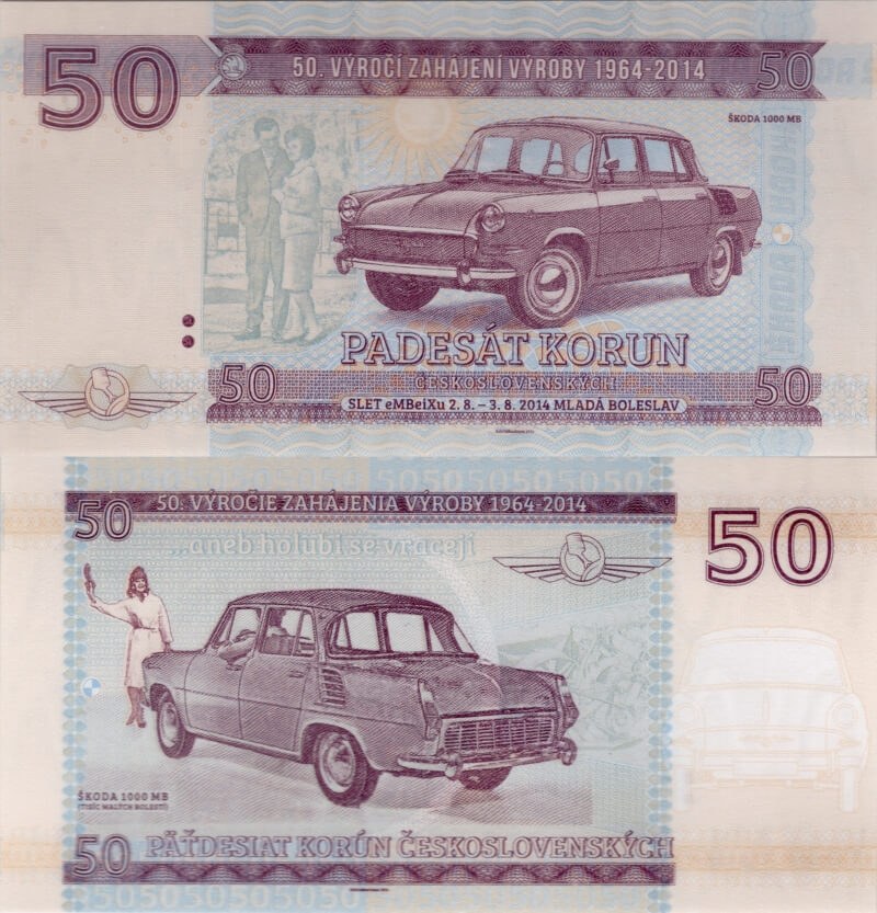 50 korun Československých