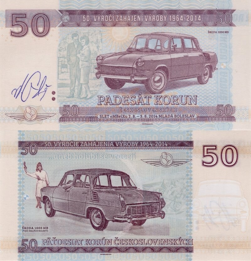 50 korun Československých
