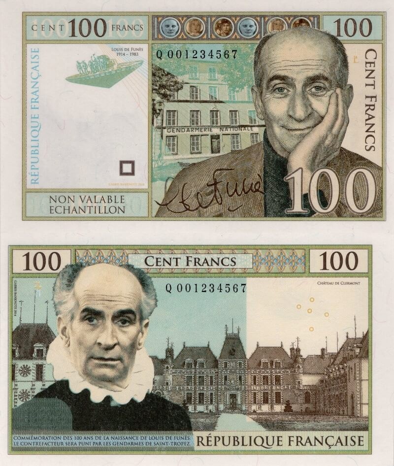 100 francs France