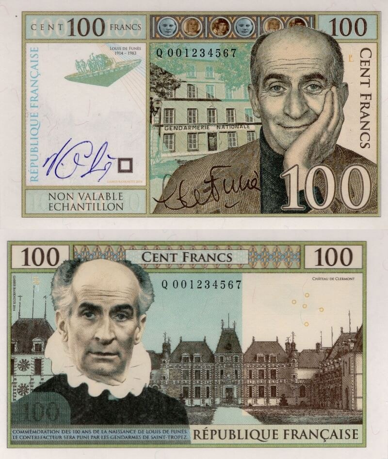 100 francs France