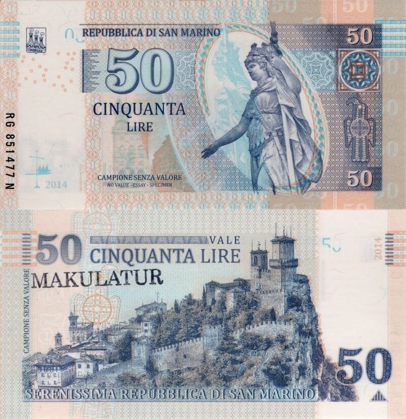 50 lire San Marino