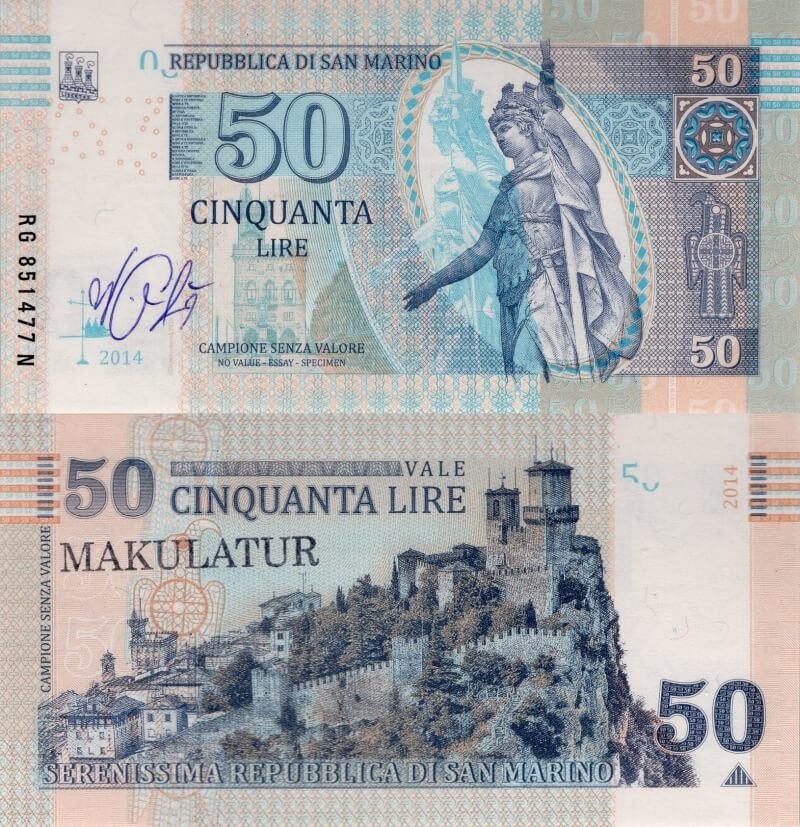 50 lire San Marino