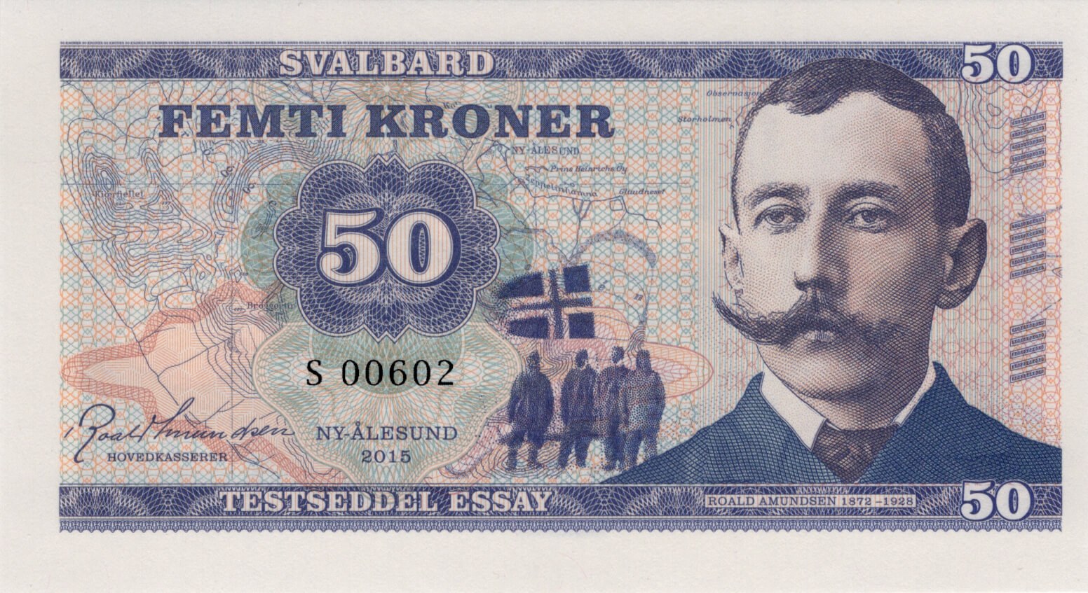 50 kroner Svalbard / Spitsbergen / Norway - přední strana