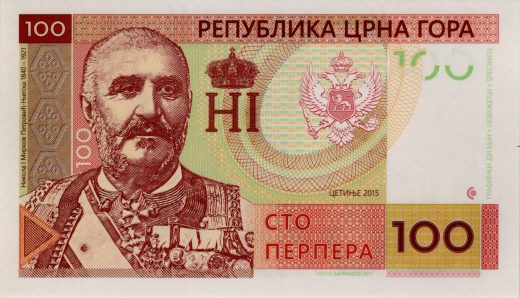 100 perpers Montenegro