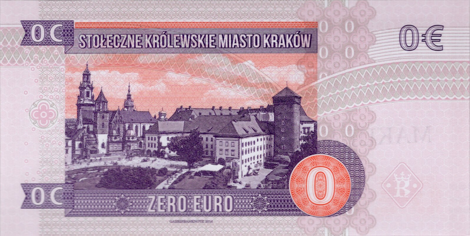 0 € Krakow - zadní strana