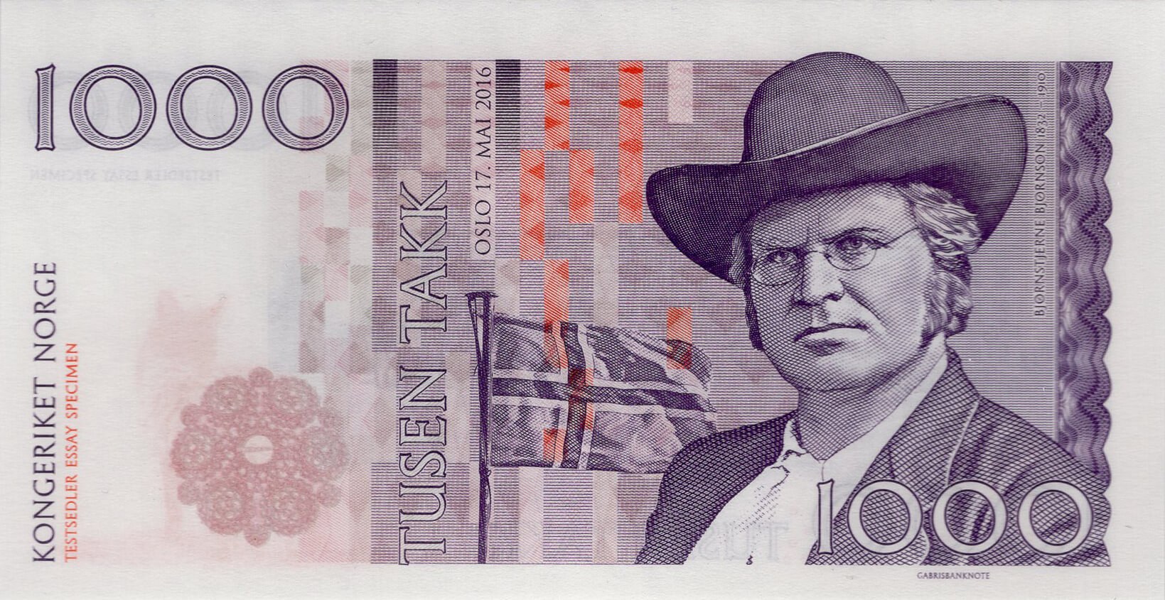 1000 Takk Norway - přední strana