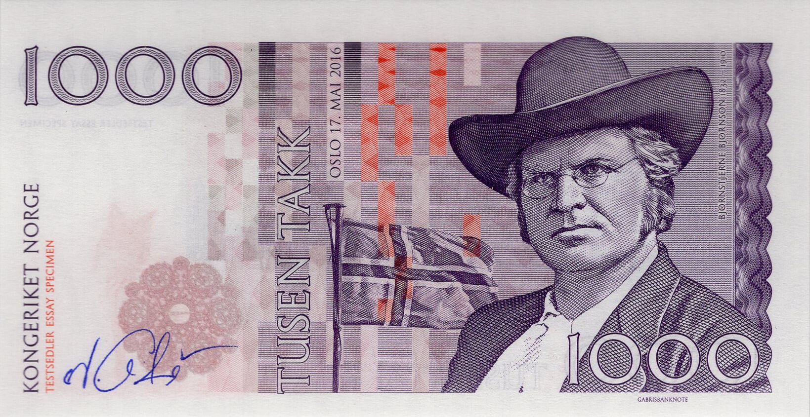 1000 Takk Norway - přední strana