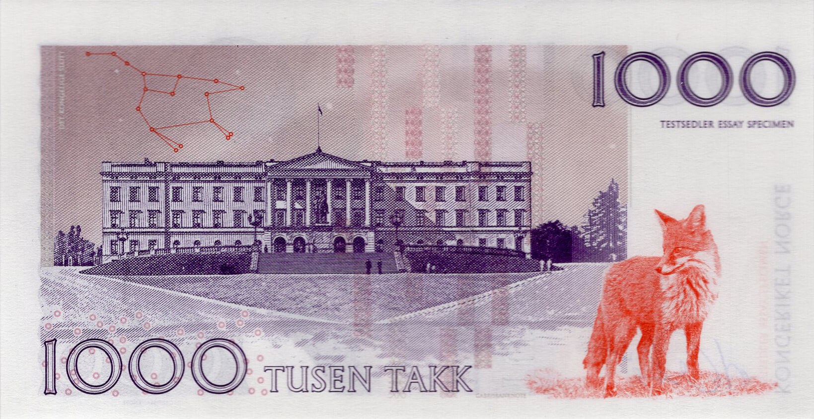 1000 Takk Norway - zadní strana
