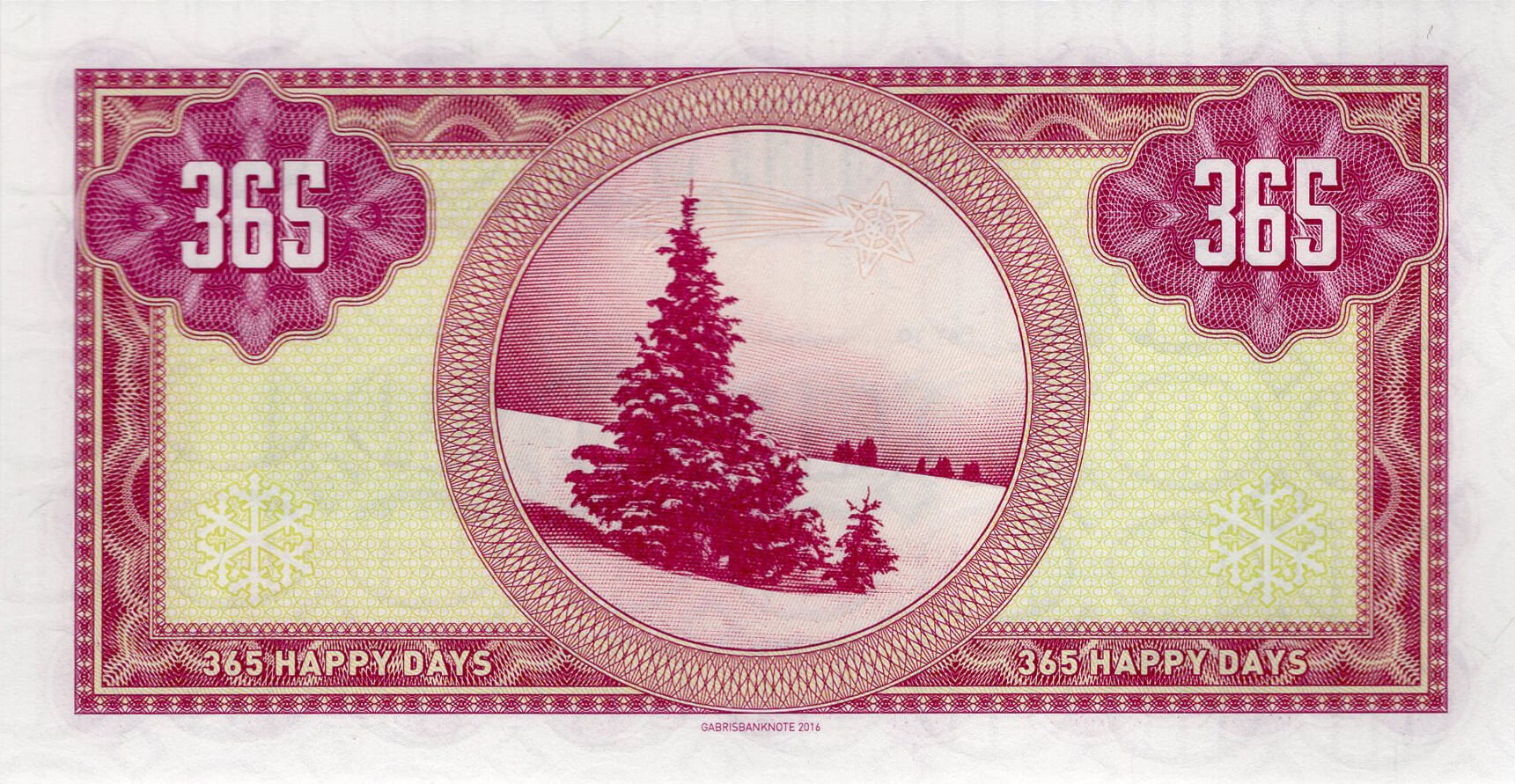 365 days 2016 - zadní strana