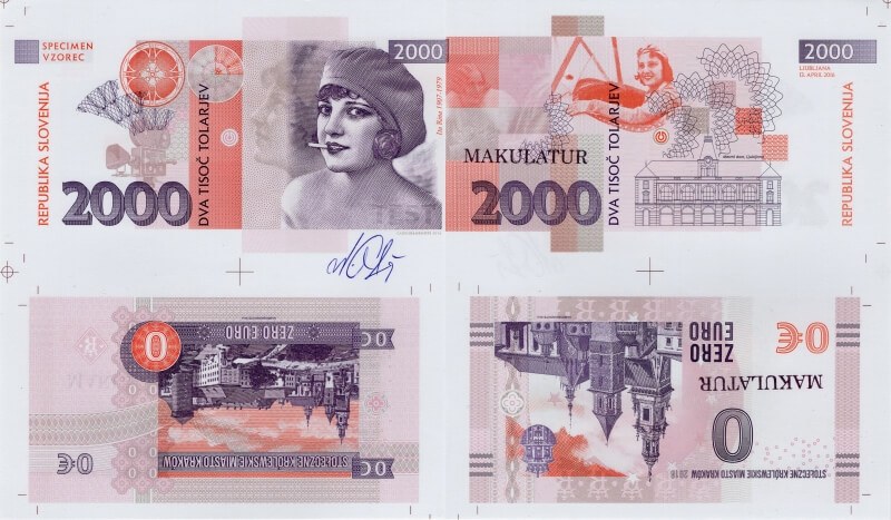 Aršík 2000 tolar Slovenija / 0 Euro