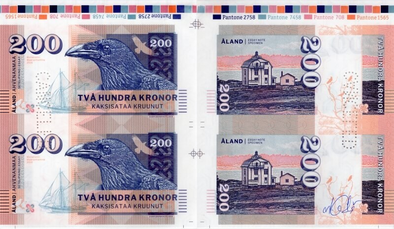 Aršík 200 Kronor Aland Islands 2016