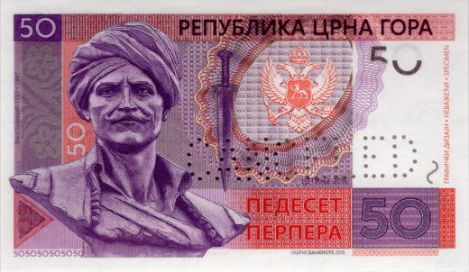 50 perper Montenegro