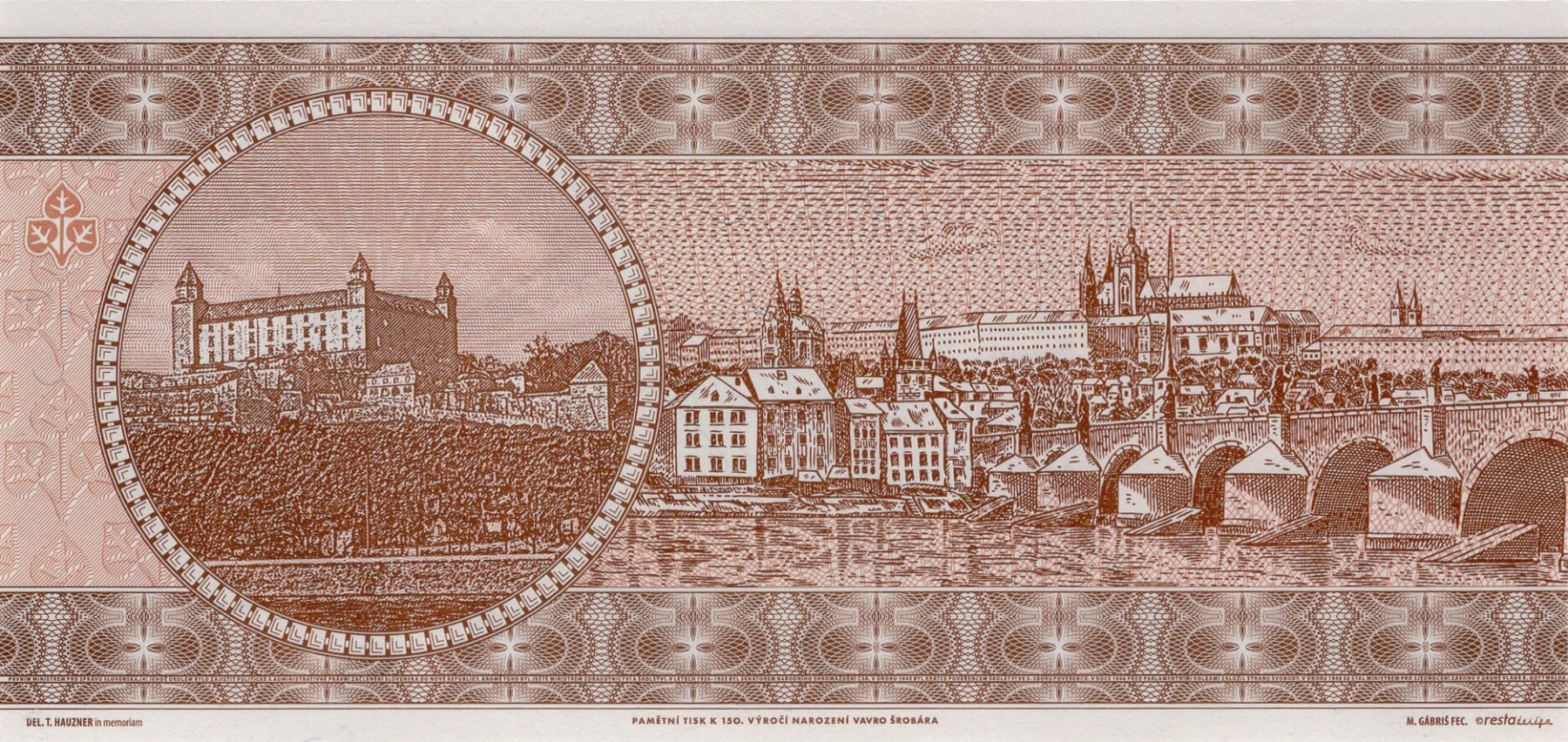 150 Vavro Šrobár - zadní strana
