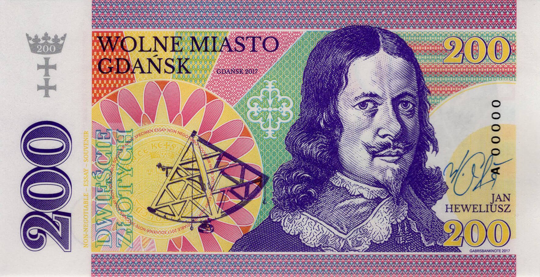 200 złotych Gdańsk / Danzig - přední strana