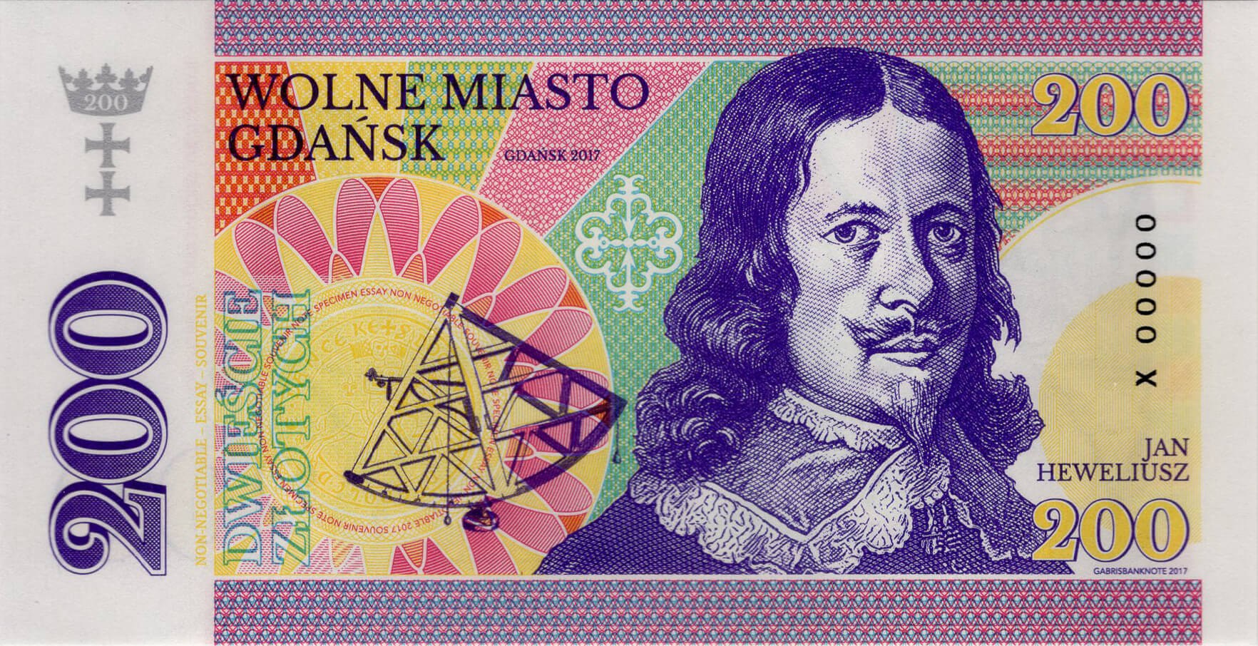 200 złotych Gdańsk / Danzig - přední strana