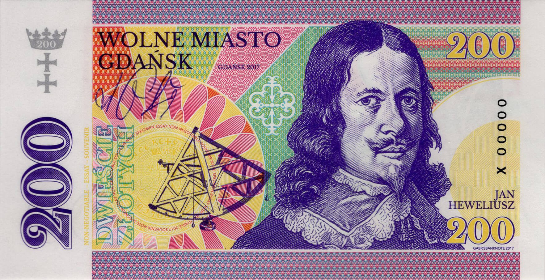 200 złotych Gdańsk / Danzig - přední strana