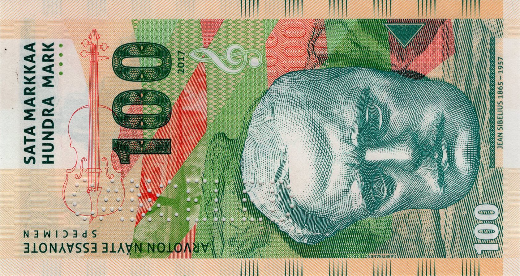100 mark markkaa Finland - přední strana