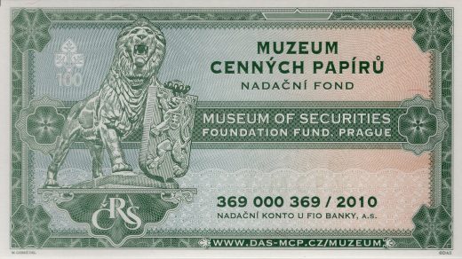 MCP nadační fond 100 let CSR, zelená verze