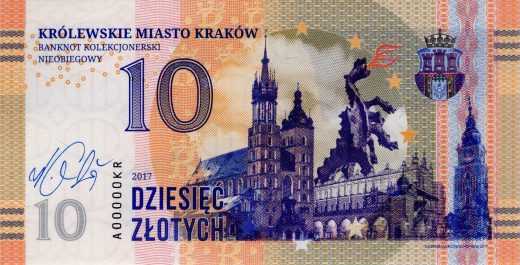 10 złotych Krakow / Poland