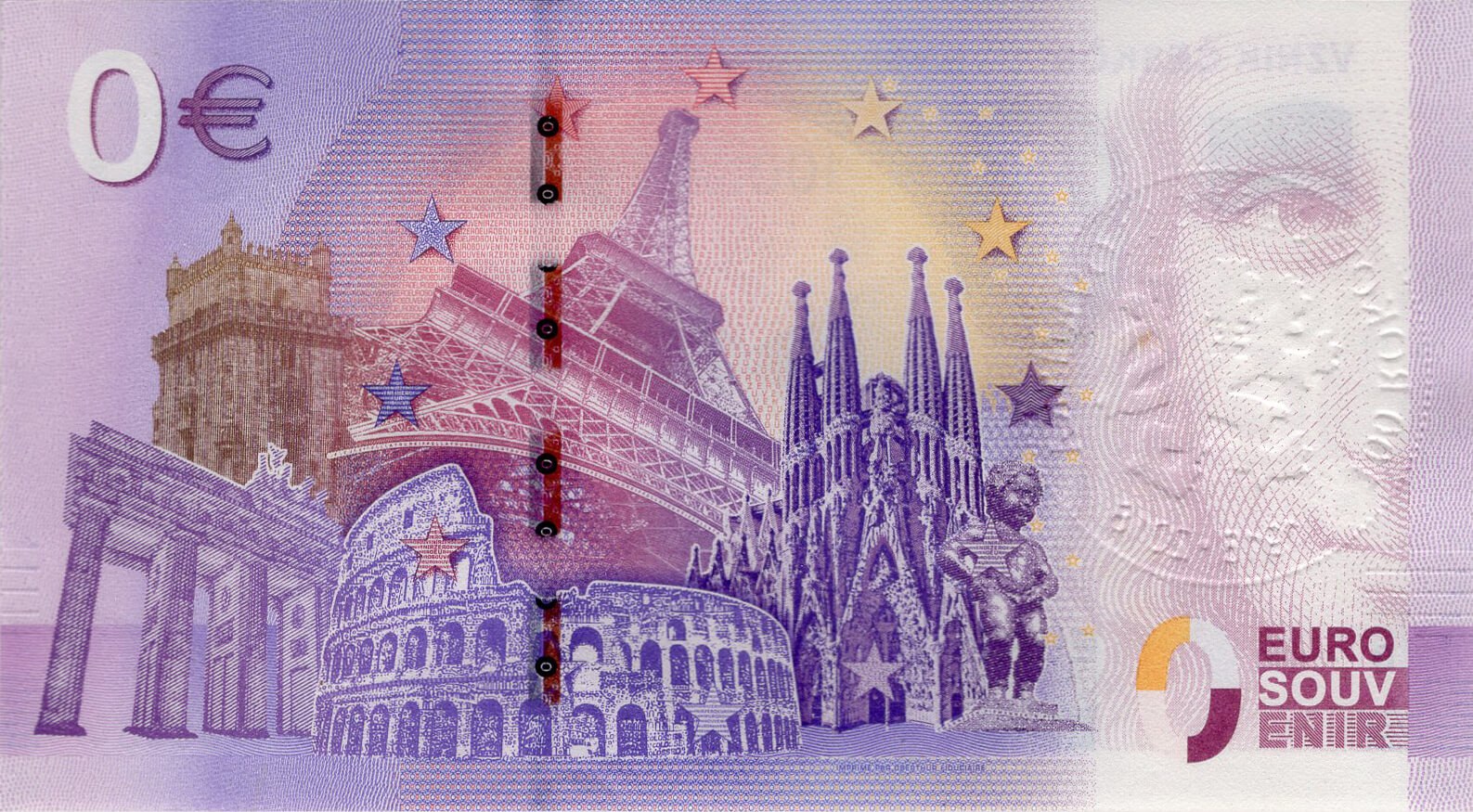 0 € vznik Československa - zadní strana