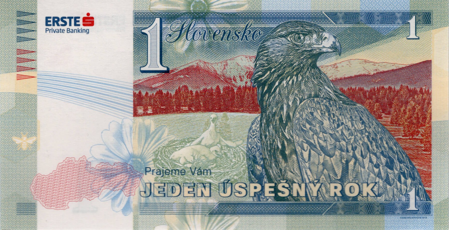 1 úspešný rok ERSTE - přední strana