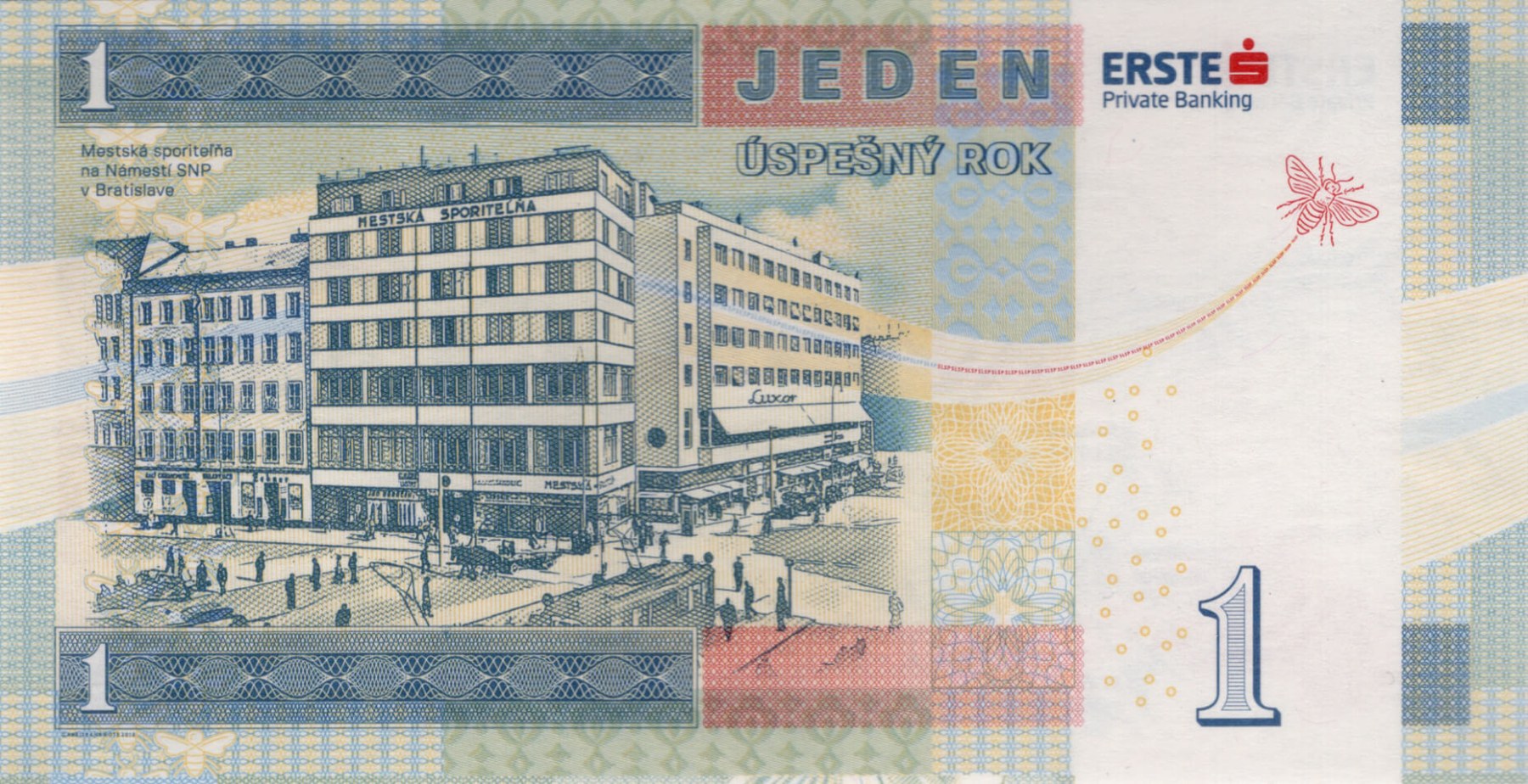 1 úspešný rok ERSTE - zadní strana