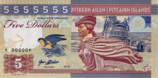 5 dollars Pitcairn