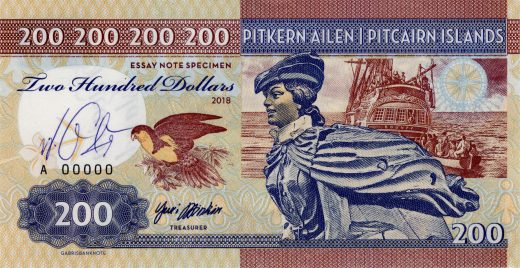 200 dollars Pitcairn