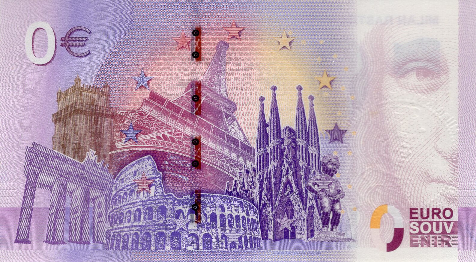 0 € Štefánik / verze A - zadní strana