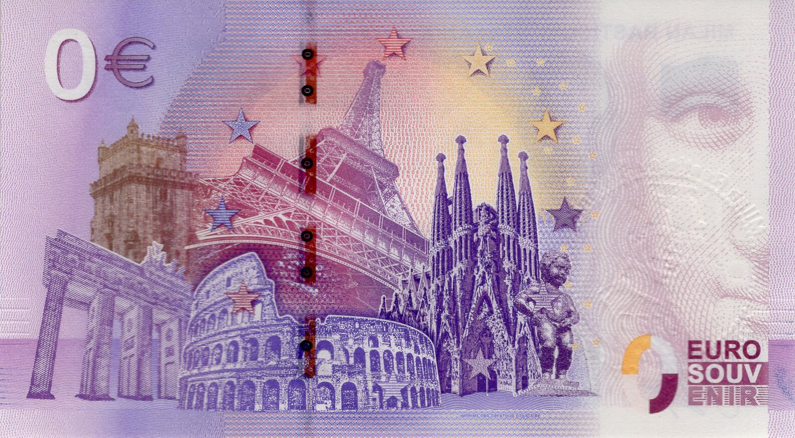 0 € Štefánik / verze A - zadní strana