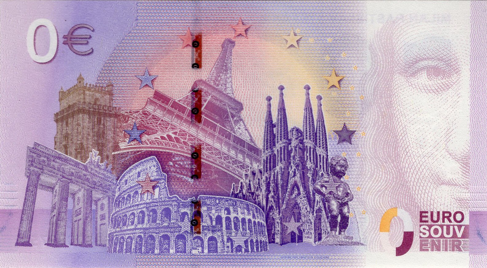 0 € Štefánik / verze B - zadní strana