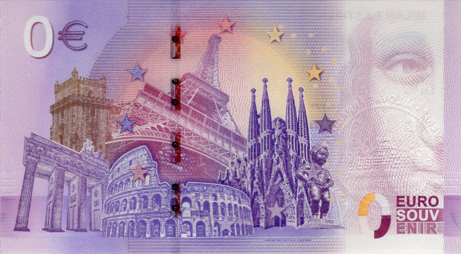 0 € Štefánik / verze B - zadní strana
