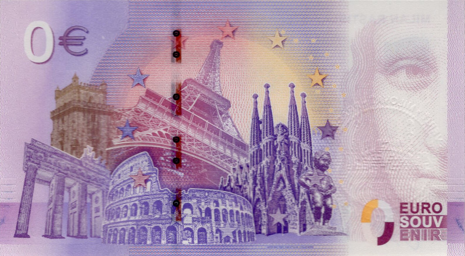 0 € Štefánik / verze B - zadní strana