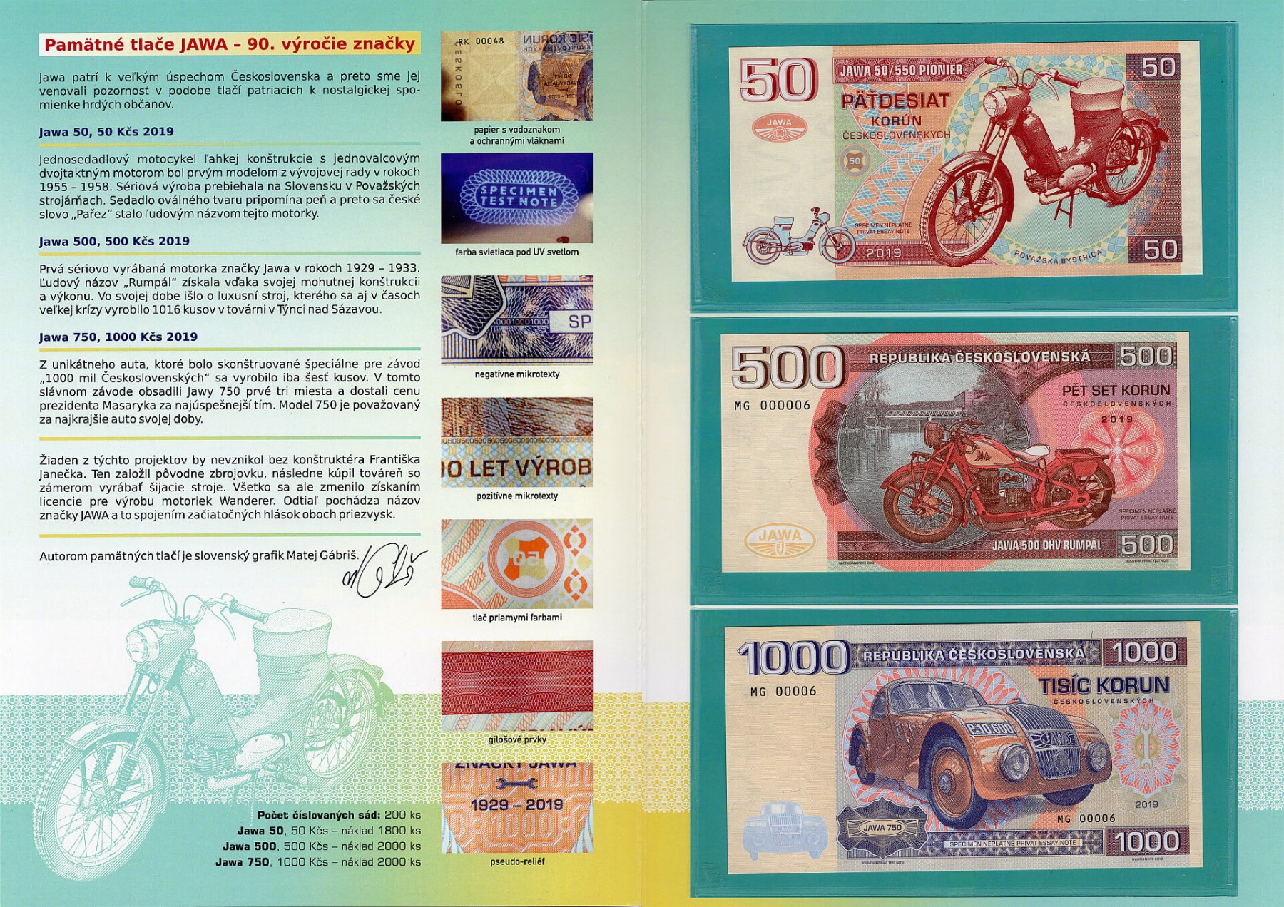 Jawa 2019 (folder) - zadní strana
