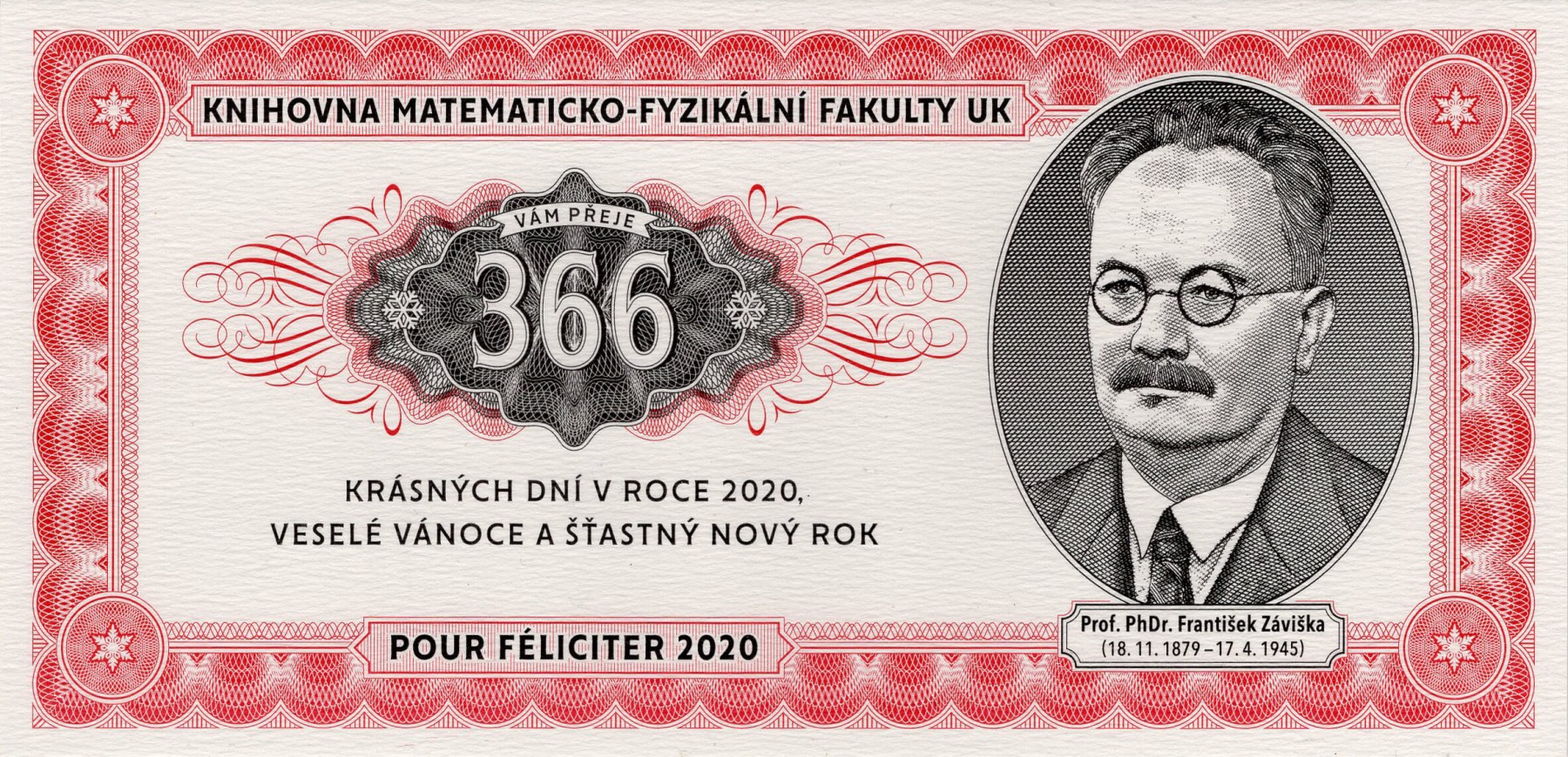 366 Pfka MFF UK 2020 - přední strana