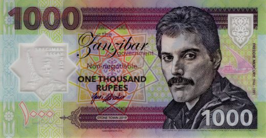 1000 rupees Zanzibar