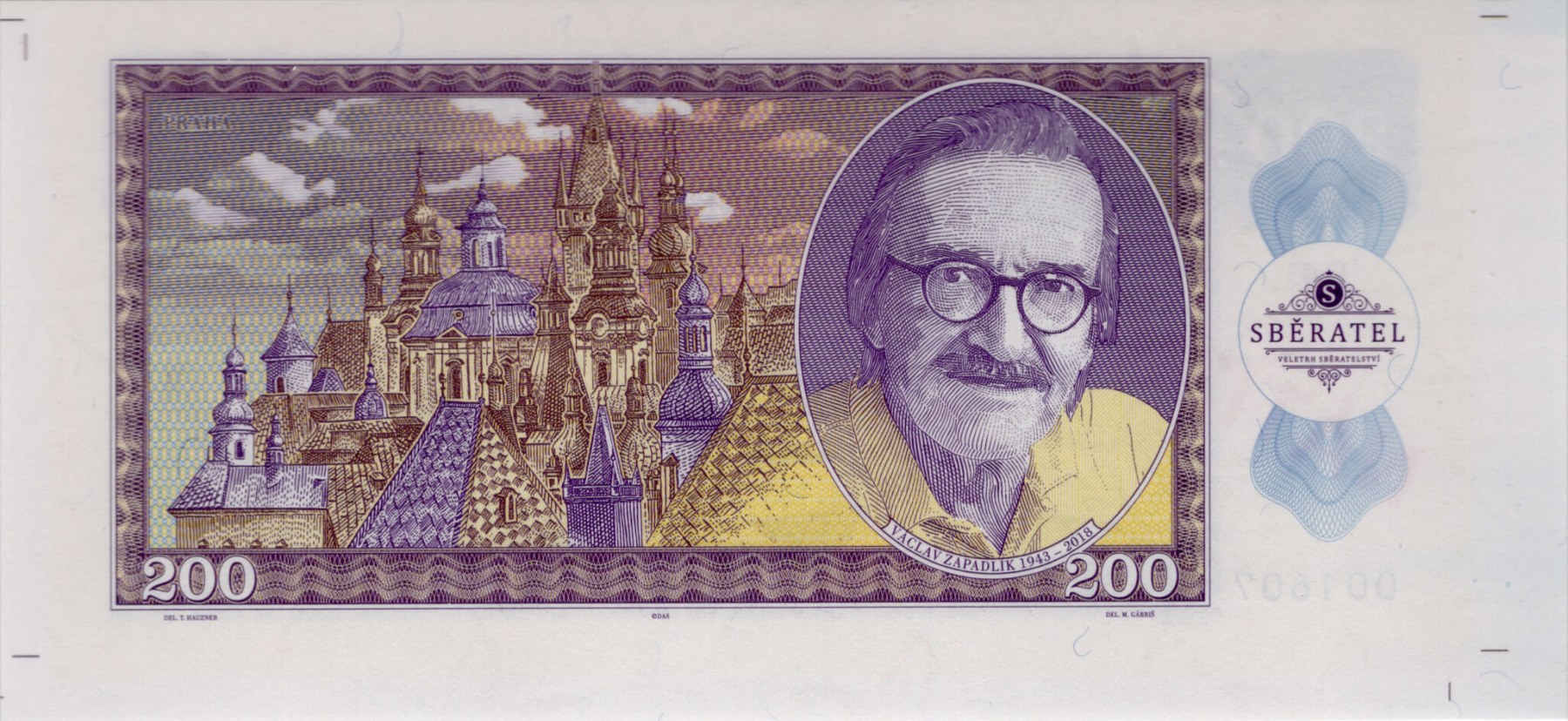 100 korun Zapadlík Isotta Fraschini Tipo 8A - zadní strana
