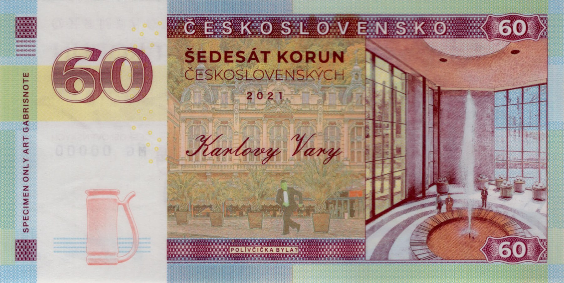 60 korun Velorex - zadní strana