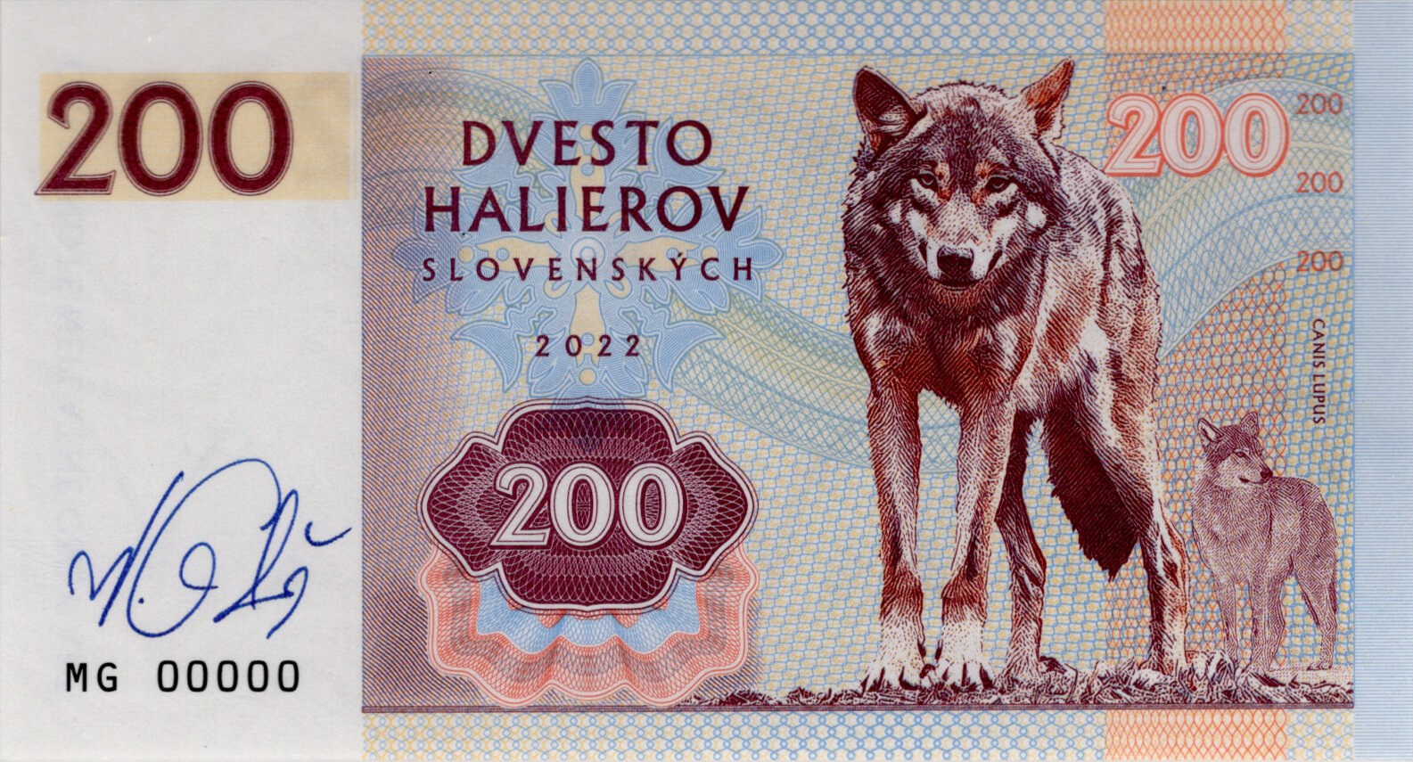 200 Halierov - přední strana