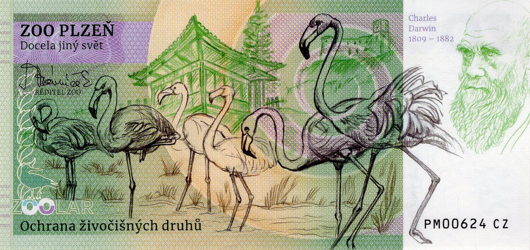 110 Krajta zelená - zadní strana