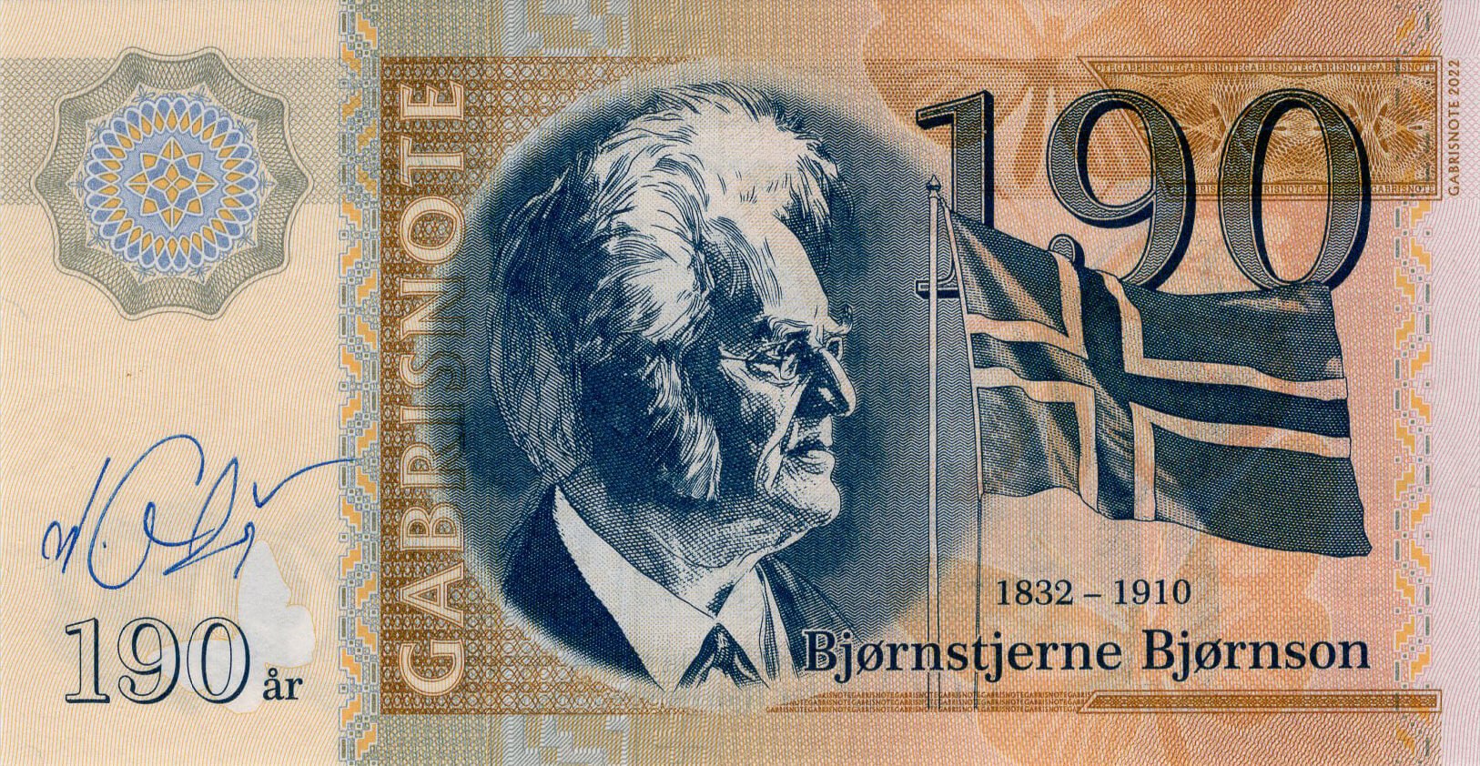 190 år - přední strana