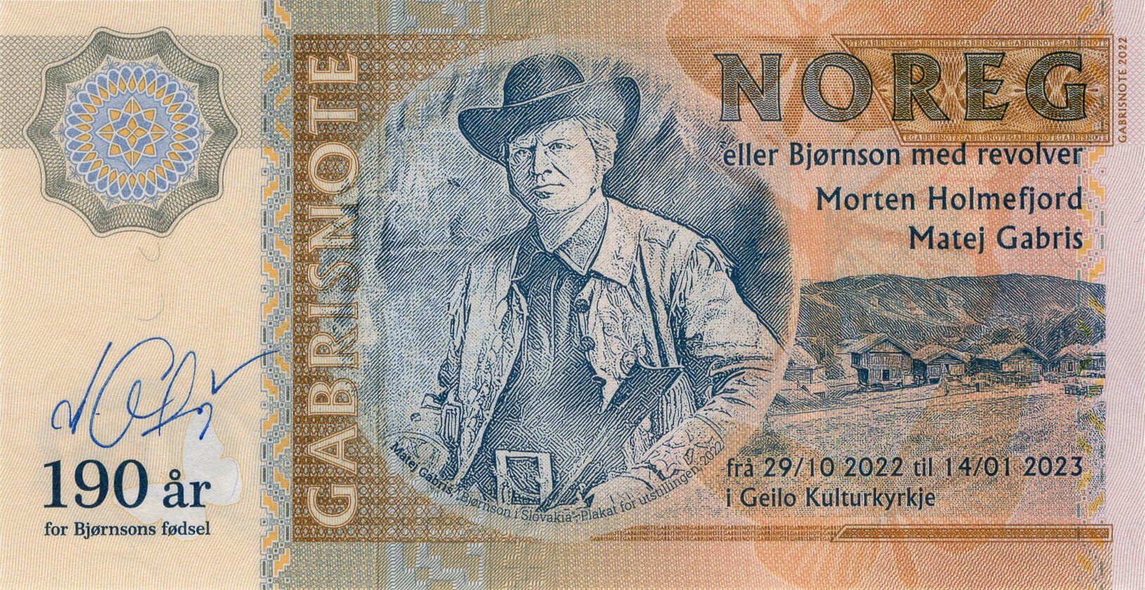 190 år Noreg - přední strana