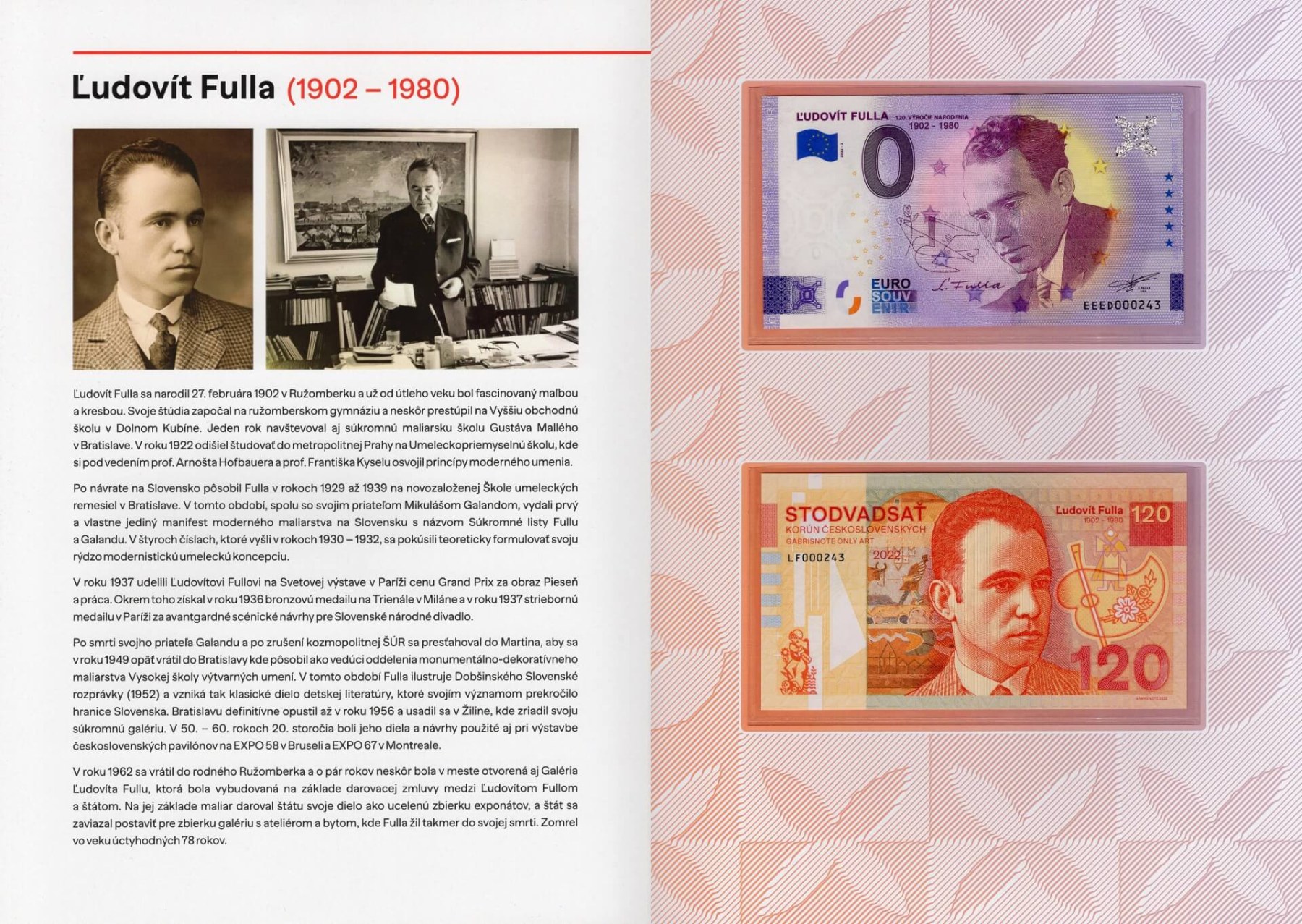 L. Fulla (folder) - zadní strana