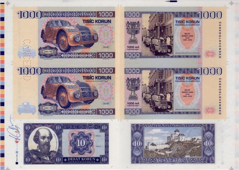 Arch 1000 korun / 10 Korún