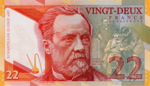 22 Francs Louis Pasteur