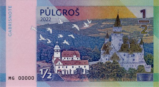 1/2 groš hrady a zámky Československa