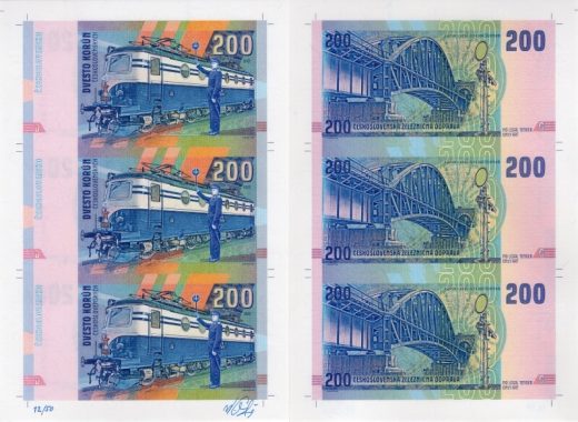 Arch 200 korún Lokomotíva E499.0