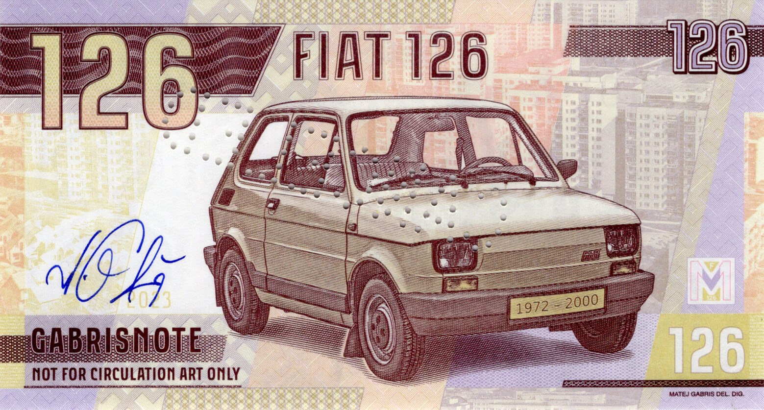 126 Fiat - přední strana